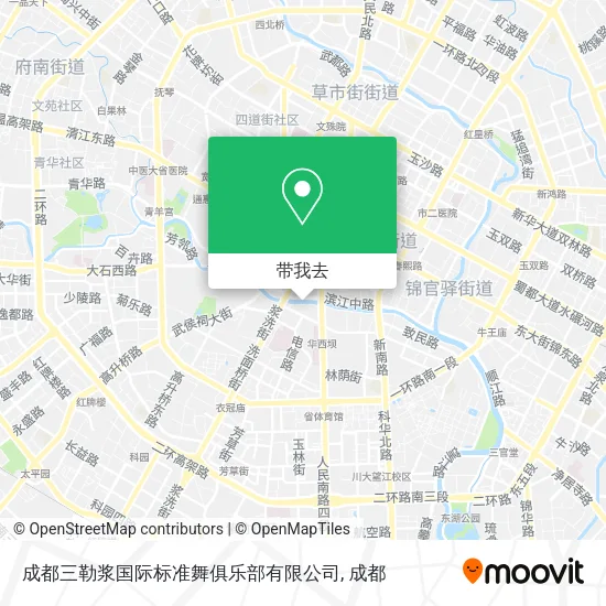 成都三勒浆国际标准舞俱乐部有限公司地图