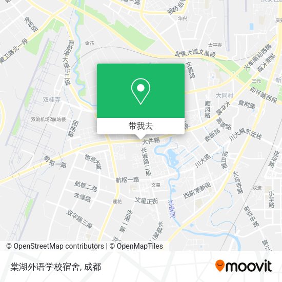 棠湖外语学校宿舍地图