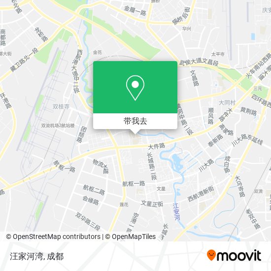 汪家河湾地图
