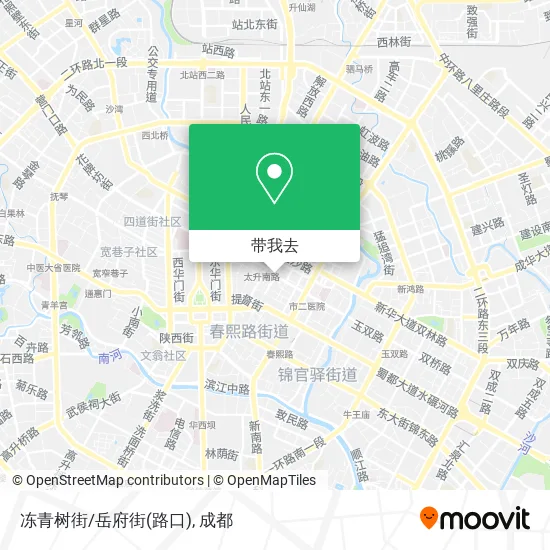 冻青树街/岳府街(路口)地图