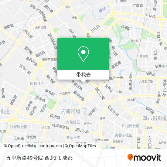 五里墩路49号院-西北门地图