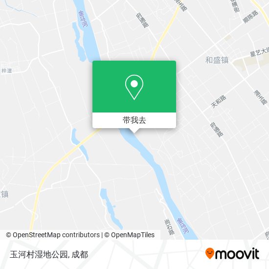 玉河村湿地公园地图