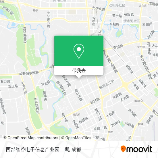 西部智谷电子信息产业园二期地图