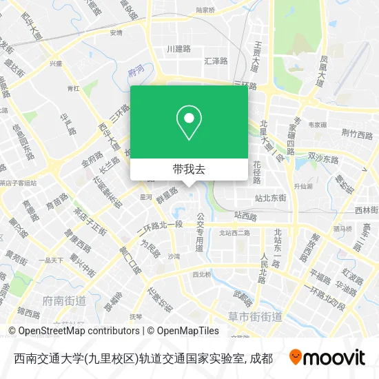 西南交通大学(九里校区)轨道交通国家实验室地图