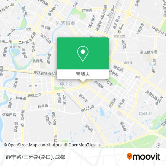 静宁路/三环路(路口)地图