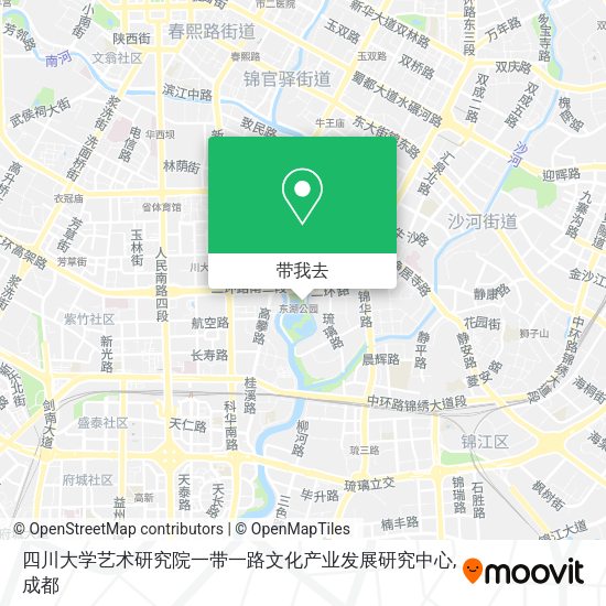 四川大学艺术研究院一带一路文化产业发展研究中心地图