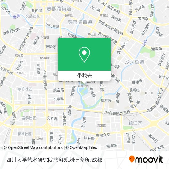 四川大学艺术研究院旅游规划研究所地图