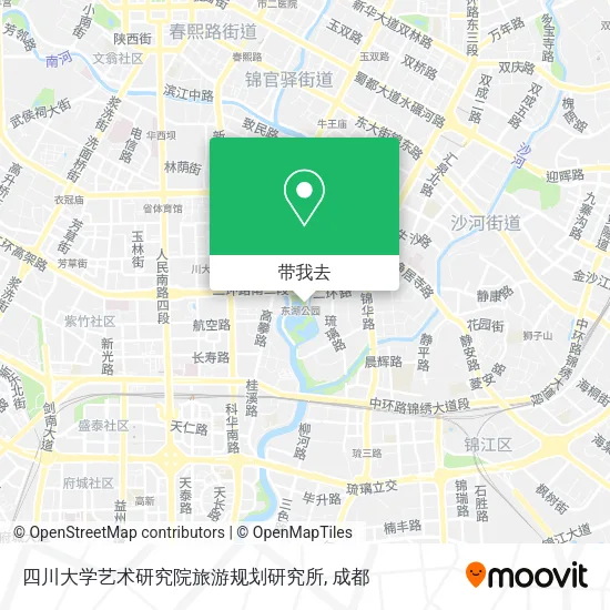 四川大学艺术研究院旅游规划研究所地图