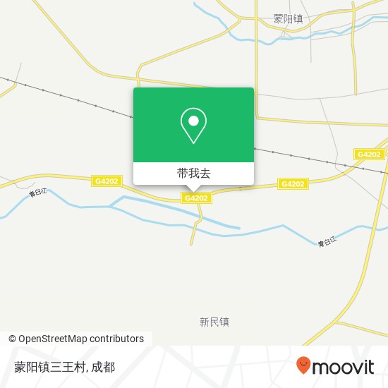 蒙阳镇三王村地图