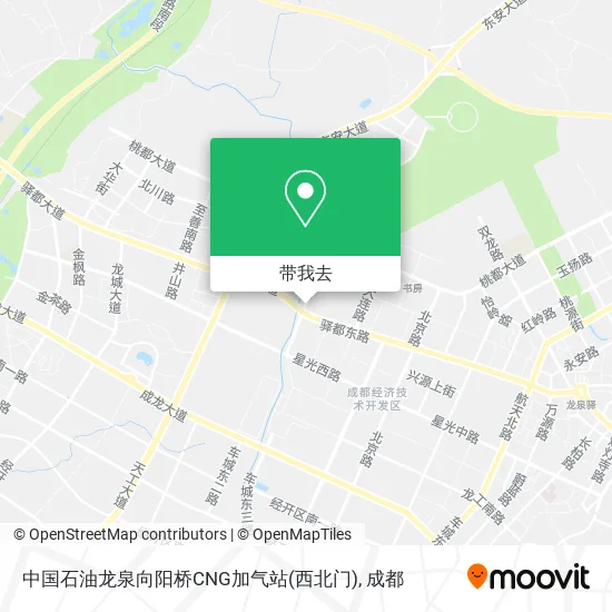 中国石油龙泉向阳桥CNG加气站(西北门)地图