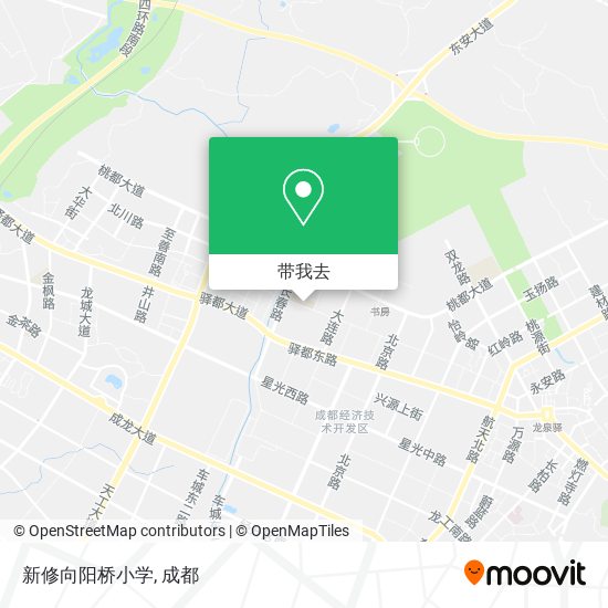 新修向阳桥小学地图