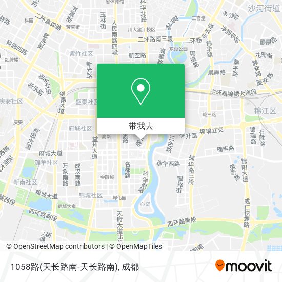 1058路(天长路南-天长路南)地图