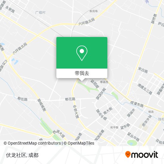 伏龙社区地图