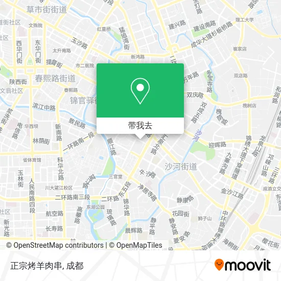 正宗烤羊肉串地图