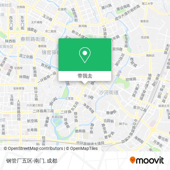钢管厂五区-南门地图