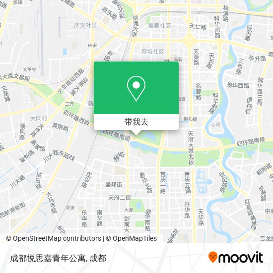 成都悦思嘉青年公寓地图