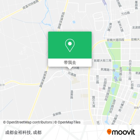 成都金裕科技地图