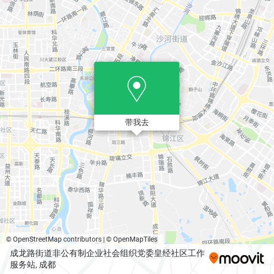 成龙路街道非公有制企业社会组织党委皇经社区工作服务站地图