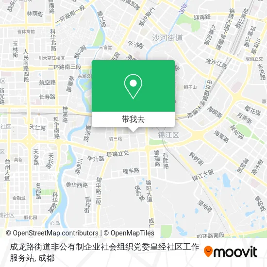 成龙路街道非公有制企业社会组织党委皇经社区工作服务站地图