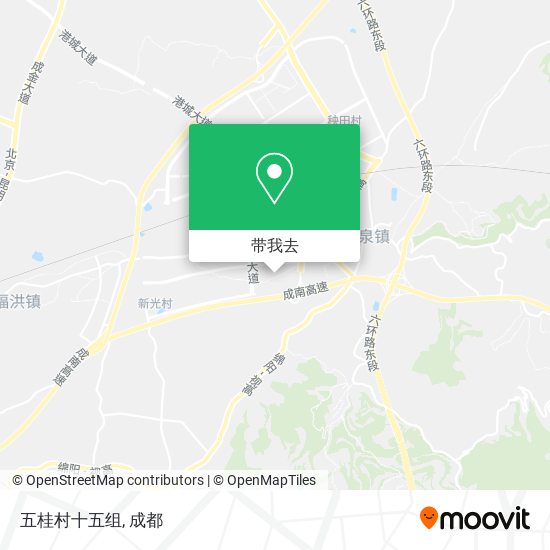 五桂村十五组地图