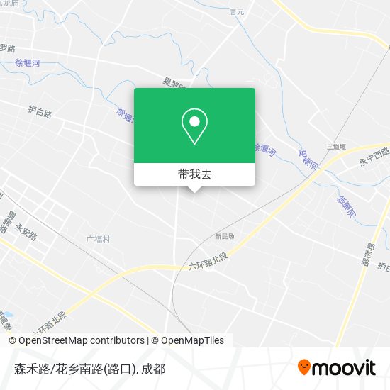 森禾路/花乡南路(路口)地图