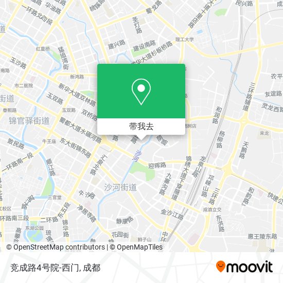 竞成路4号院-西门地图