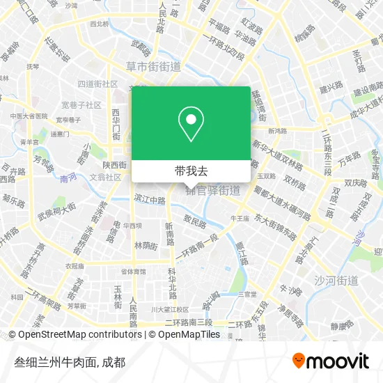 叁细兰州牛肉面地图