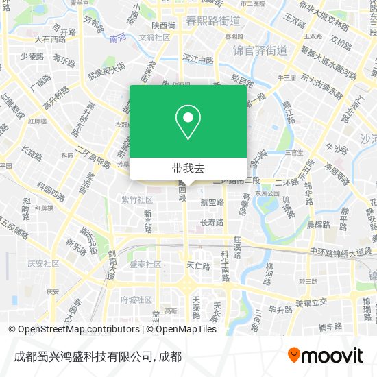 成都蜀兴鸿盛科技有限公司地图