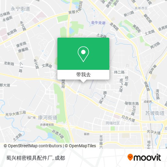 蜀兴精密模具配件厂地图