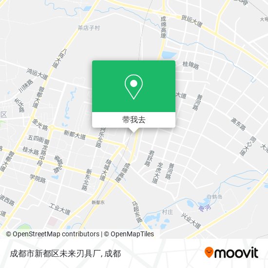 成都市新都区未来刃具厂地图