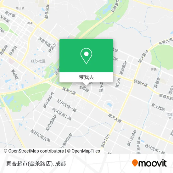 家合超市(金茶路店)地图