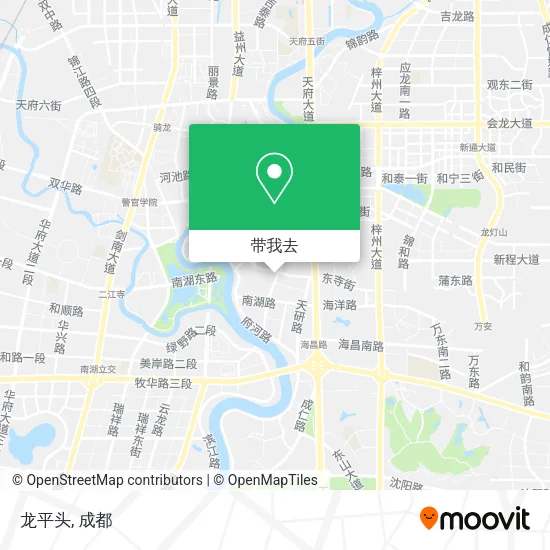 龙平头地图