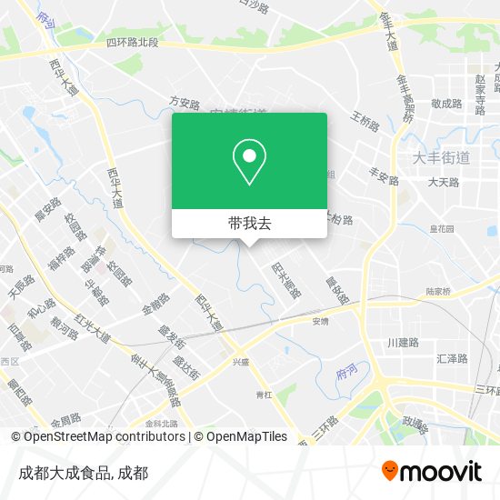 成都大成食品地图