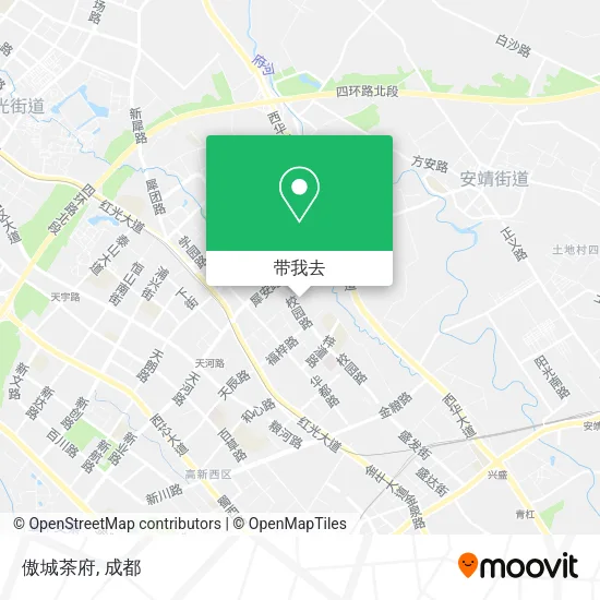 傲城茶府地图