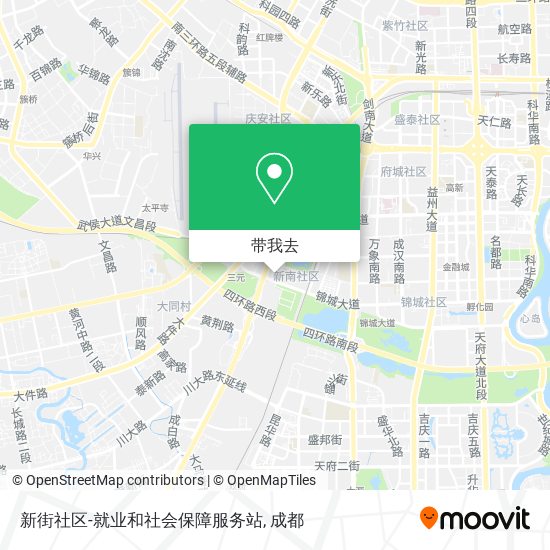 新街社区-就业和社会保障服务站地图