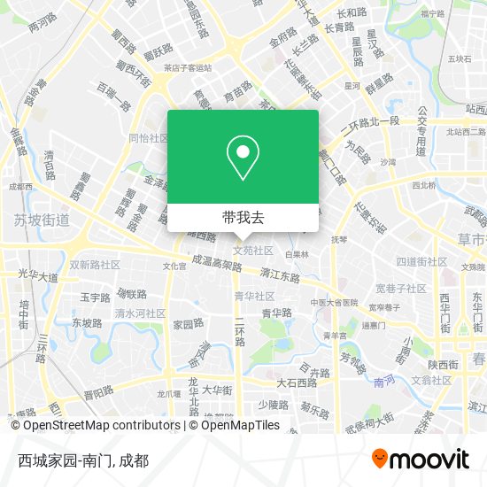 西城家园-南门地图
