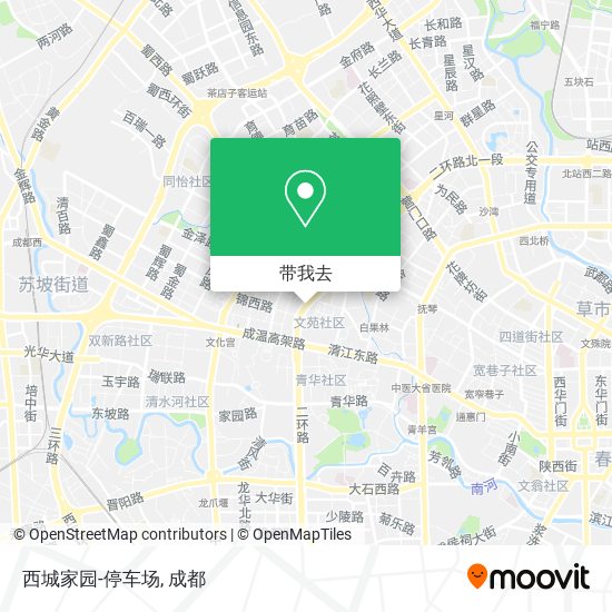 西城家园-停车场地图