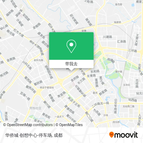 华侨城·创想中心-停车场地图