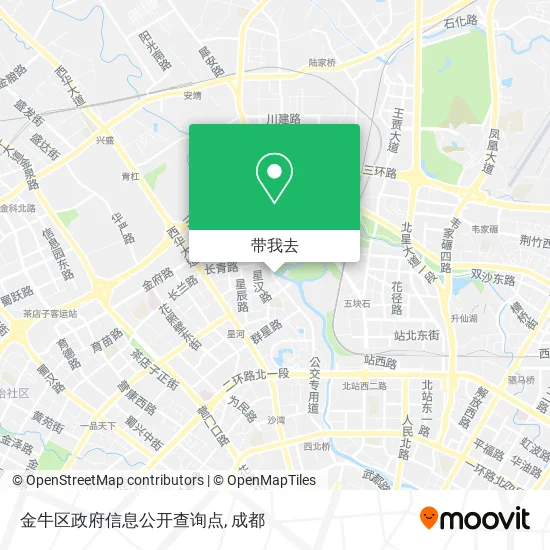 金牛区政府信息公开查询点地图
