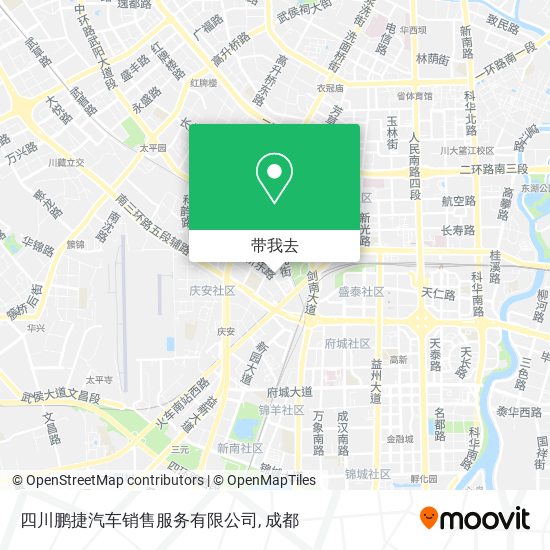 四川鹏捷汽车销售服务有限公司地图