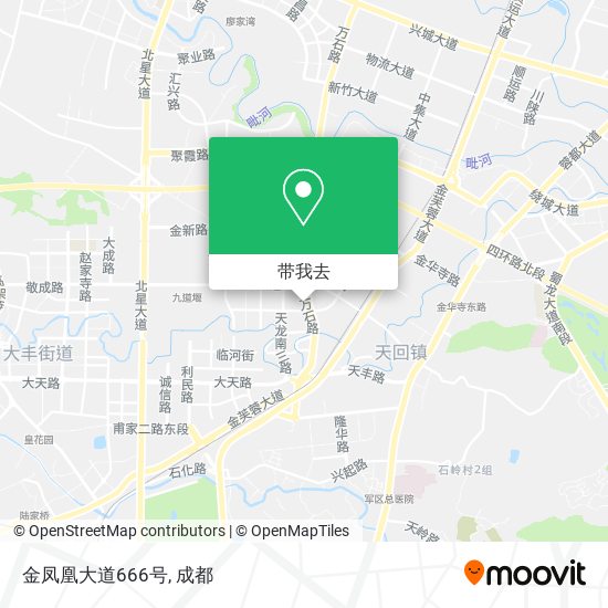 金凤凰大道666号地图