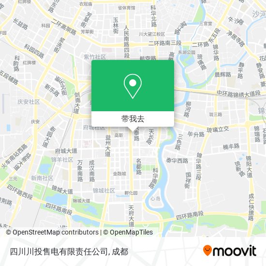 四川川投售电有限责任公司地图