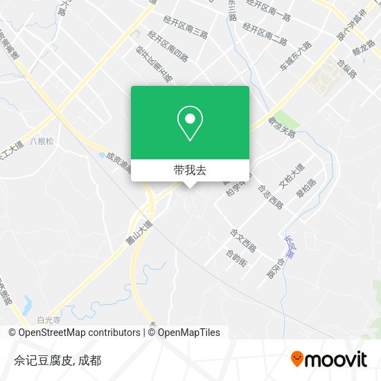 佘记豆腐皮地图