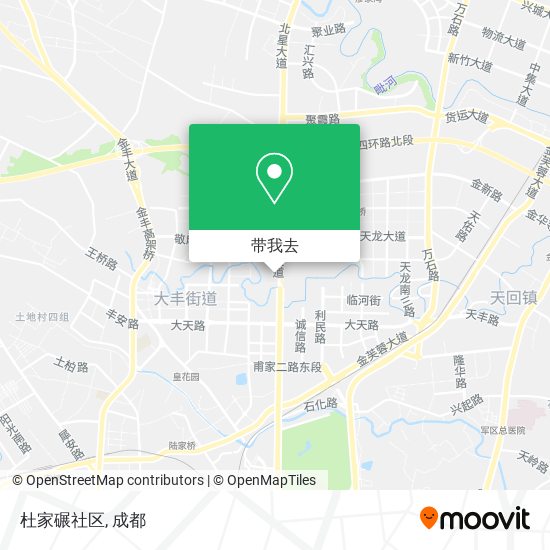 杜家碾社区地图