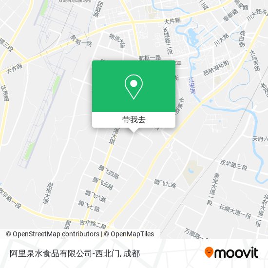 阿里泉水食品有限公司-西北门地图