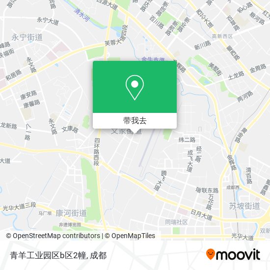青羊工业园区b区2幢地图