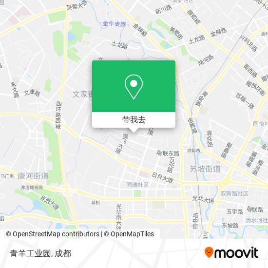 青羊工业园地图