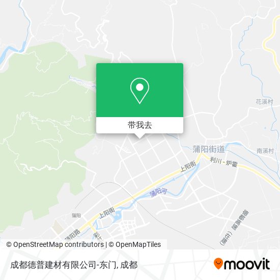 成都德普建材有限公司-东门地图
