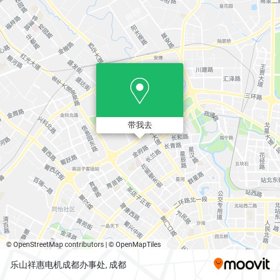 乐山祥惠电机成都办事处地图