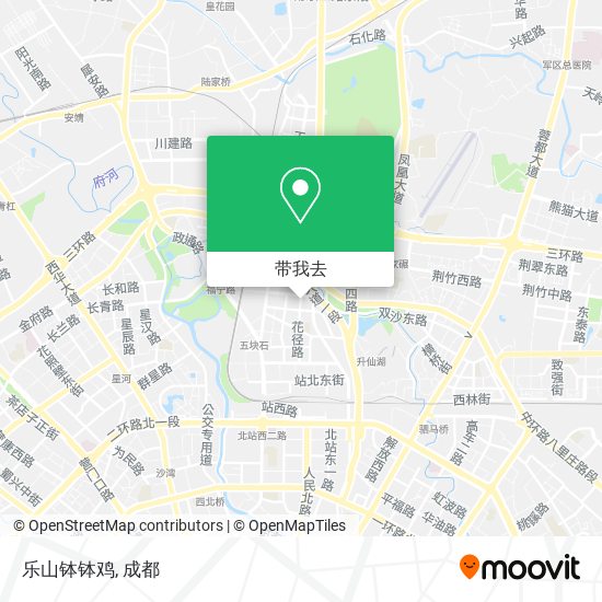 乐山钵钵鸡地图